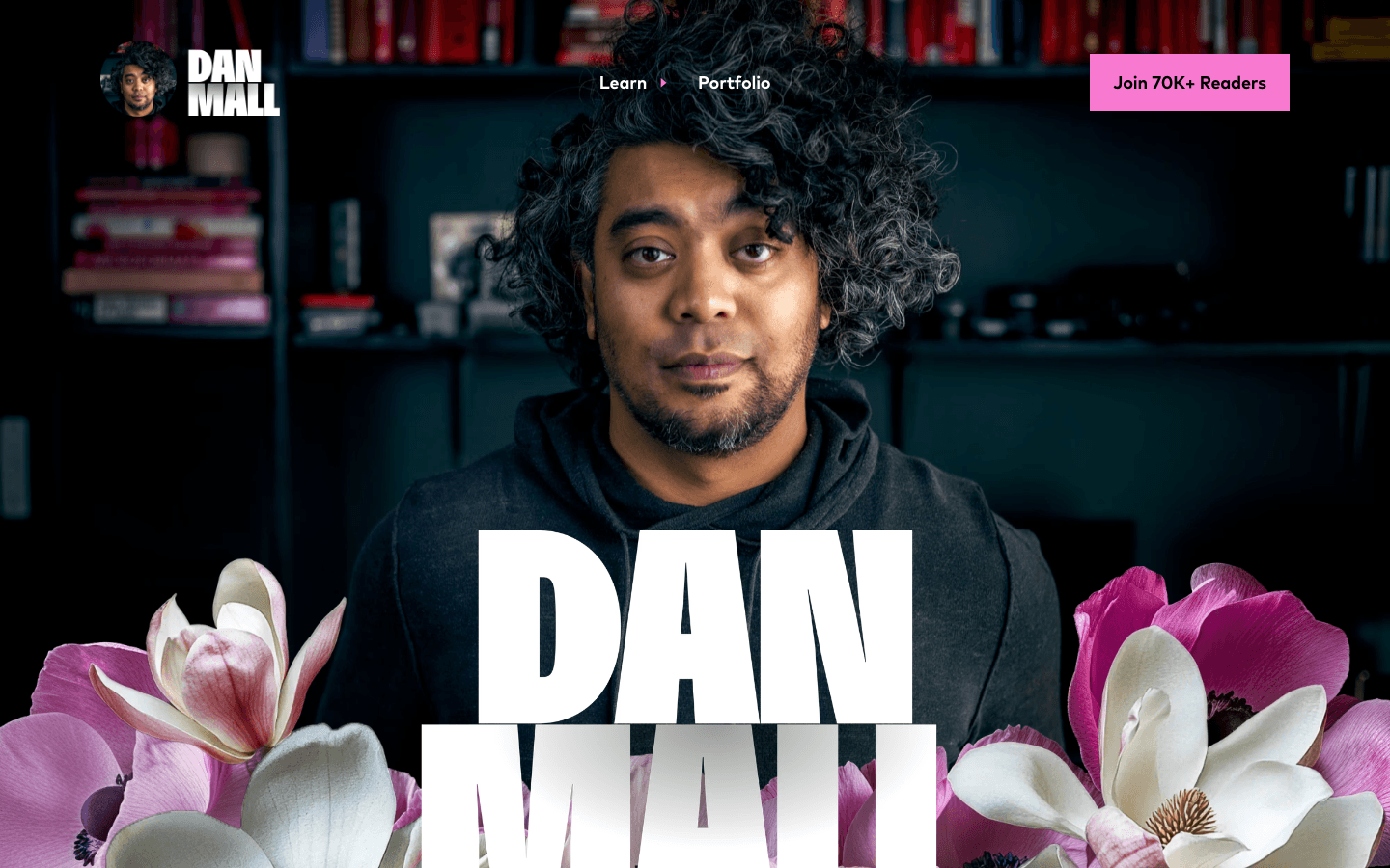 Screenshot of Dan Mall's portfolio