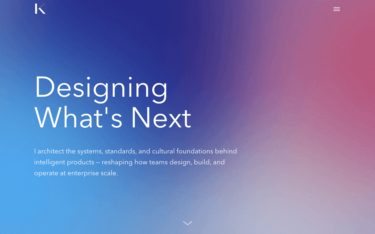 Screenshot of Rachel Kobe's portfolio