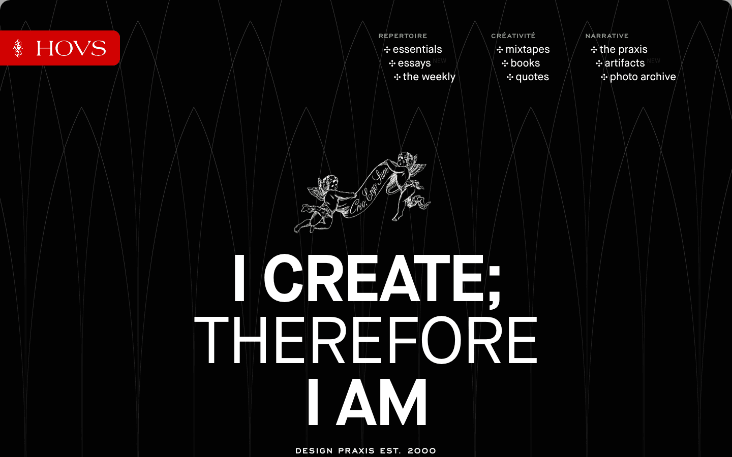 Screenshot of Tobias van Schneider's portfolio